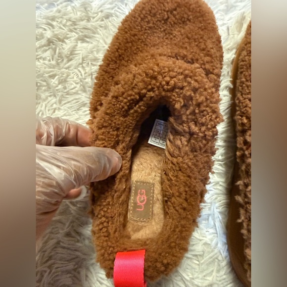 UGG TAZZ BRAID PLATFORM SLIPPERS HARDWOOD - Picture 10 of 16
